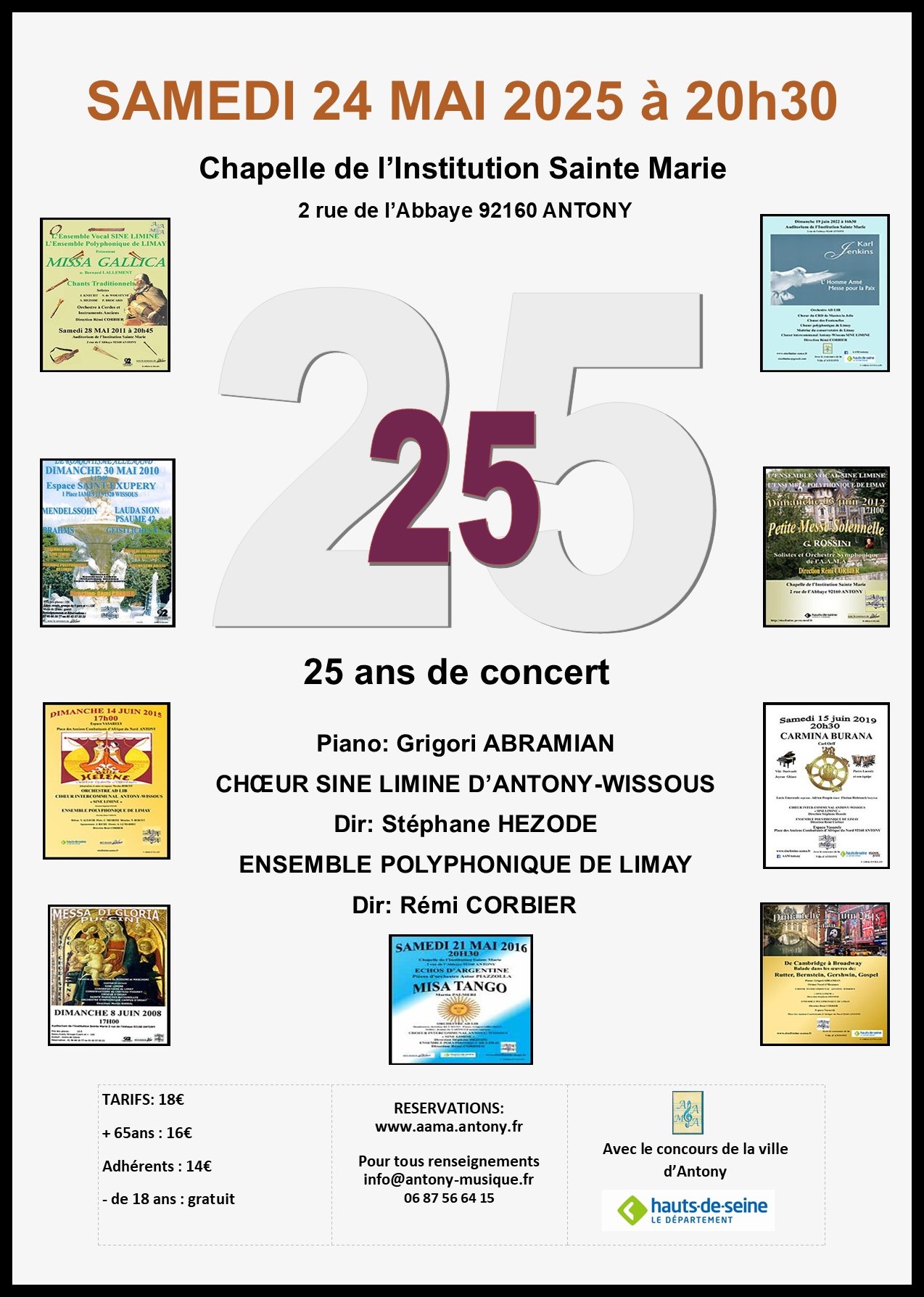 affiche concert 2025